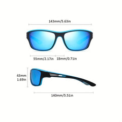 Outdoor Sports Glasses with Colorful Lenses and Anti Lost Strap