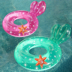 Starfish Pattern Inflatable Swimming Ring for Adult