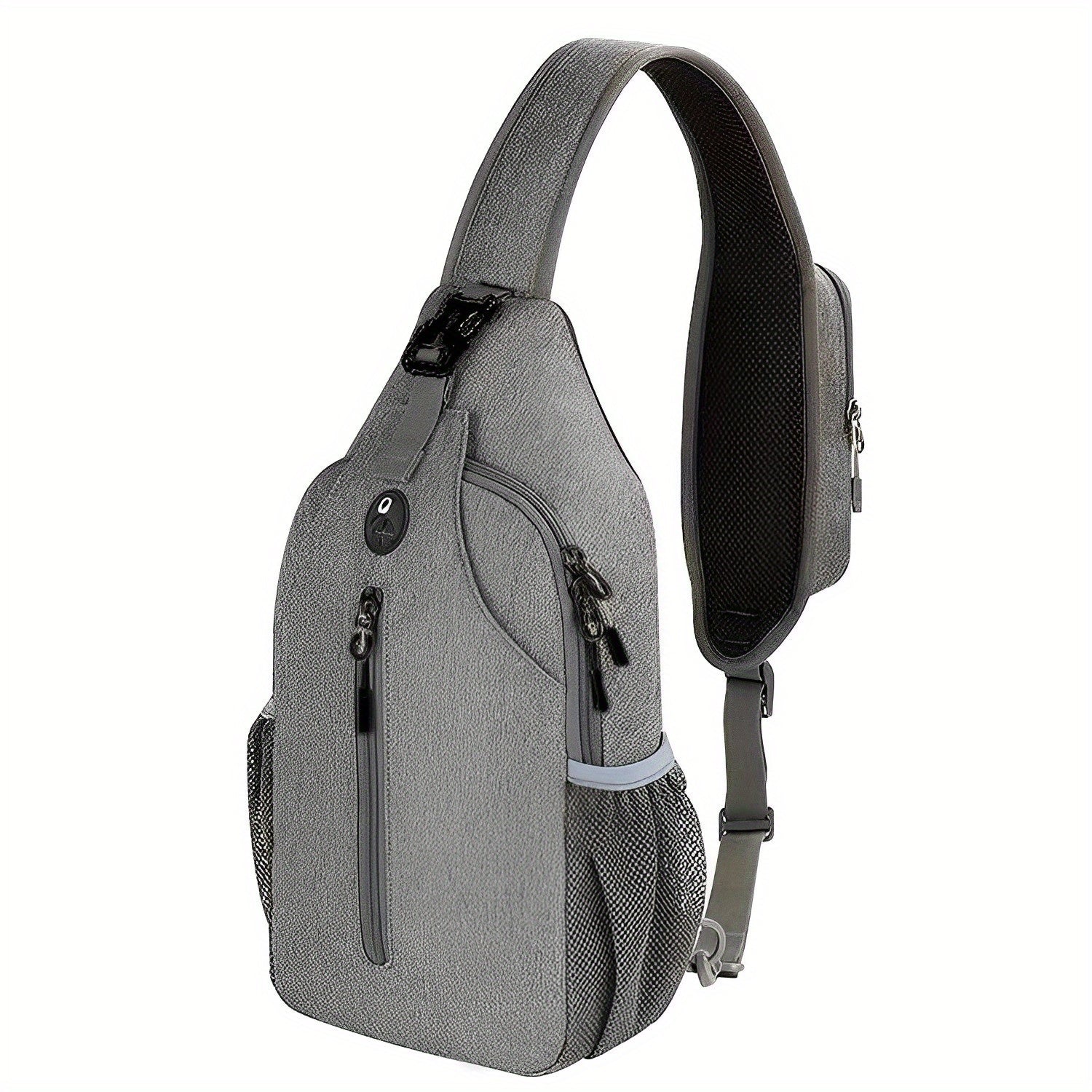 Sporty Chest Bag Zipper Crossbody Bag