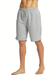 Men's 2 in 1 Quick-dry Sports Shorts with Pocket