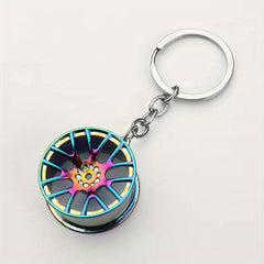 Stylish Car Wheel Hub Keychain