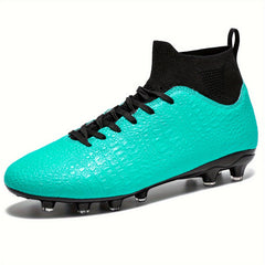 Boys Non Slip AG Football Cleat High Top Professional Soccer Cleats
