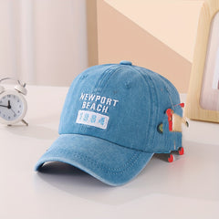 Kids Breathable Adjustable Baseball Cap Outdoor Sport Letter Embroidery