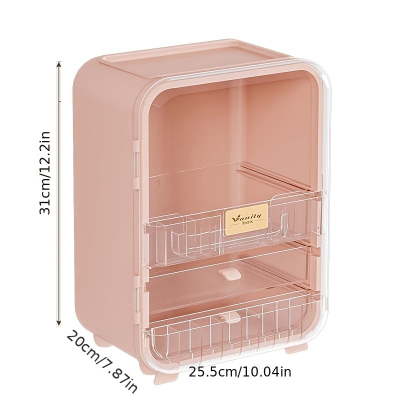 Makeup Organizer Large Capacity with Brush Holder