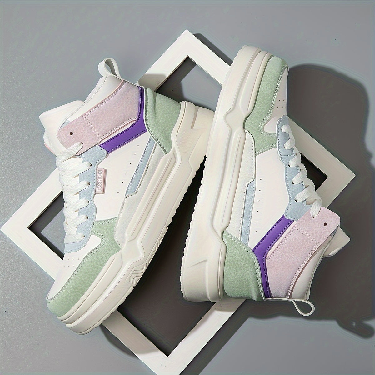 Women's Heighten Chunky Sneakers Faux Leather