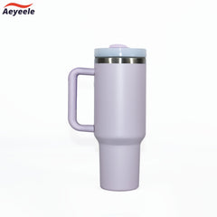 Aeyeele 40oz Stainless Steel Double Wall Tumbler With Lid - Portable Water Cup