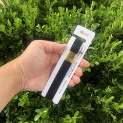 PC Elastic Band Pen Holder With Metal Buckle For Notebook Grey