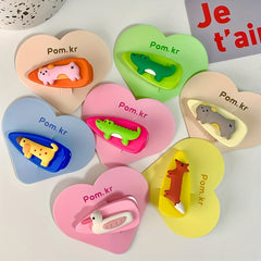 Cartoon Animal Hair Clip Candy Edge Hair Clip Accessories