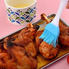 6pcs Silicone BBQ Baking Food Brush High Temp Resistant