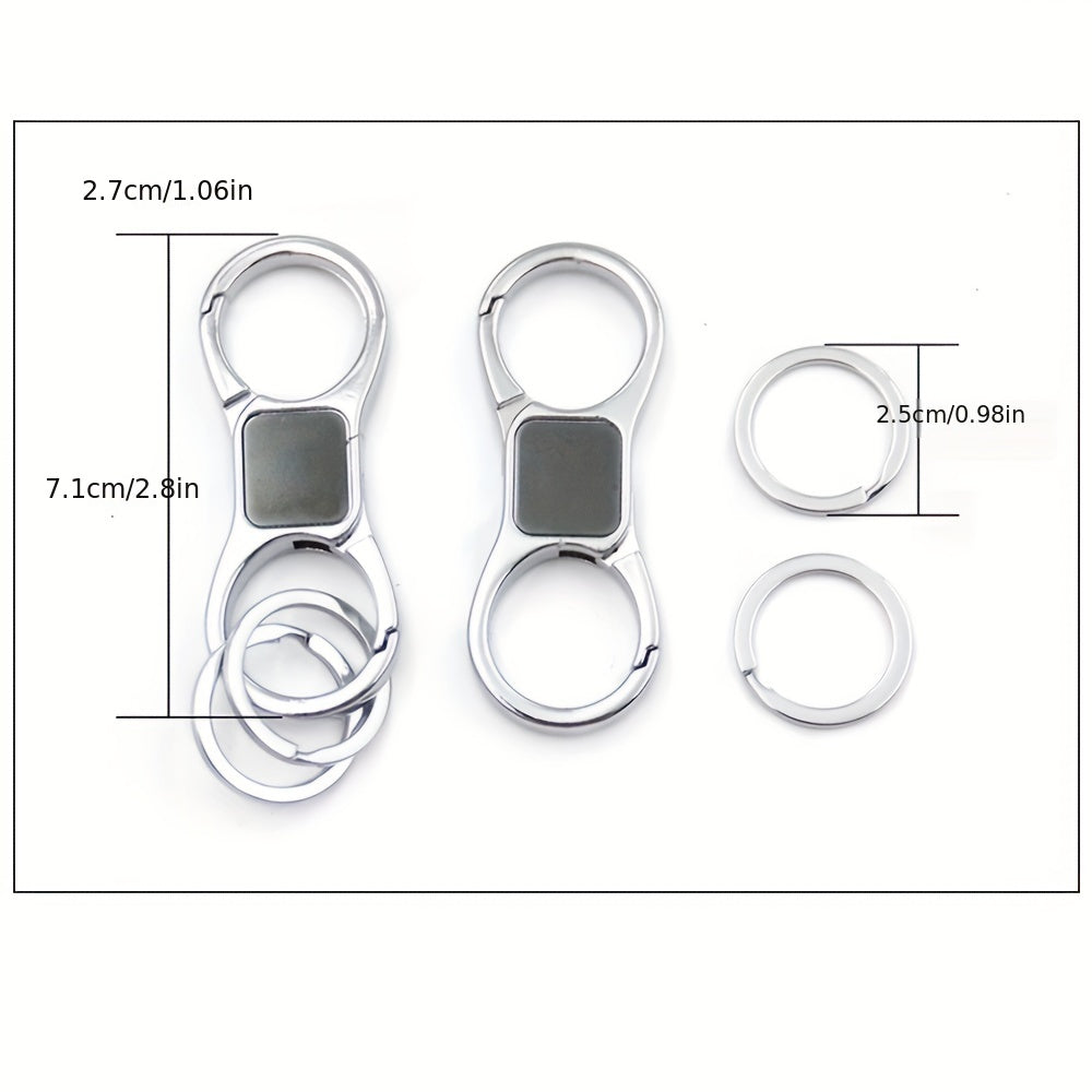 Heavy Duty Key Chain Organizer Quick Release with 2 Key Rings