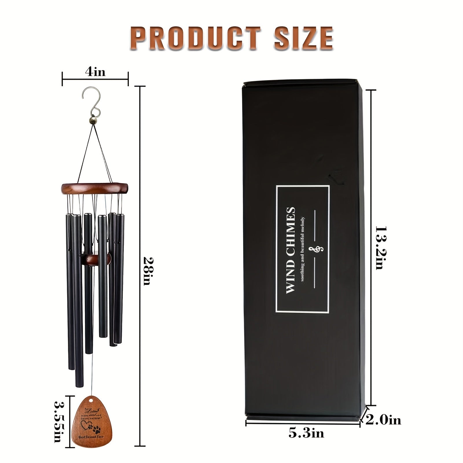 Pet Memorial Wind Chimes - Sympathy Gift for Loss of Beloved Pet