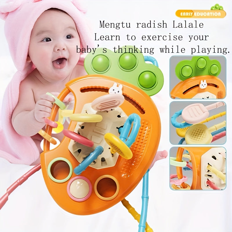 Baby Radish Pulling Molar Glue Stick Early Education Toy