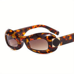Y2K Oval Goggles UV400 Photo Booth Props Sunglasses
