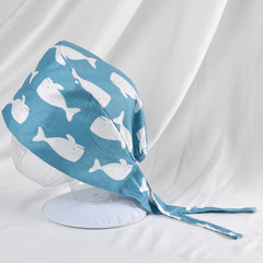 Cartoon Pattern Work Cap Adjustable Nurse Cap Lightweight Unisex Scrub Caps