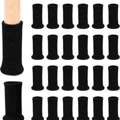 24pcs Woolen Chair Leg Socks Floor Protectors