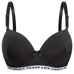Casual Bra Women's Plus Push Up T shirt Bra