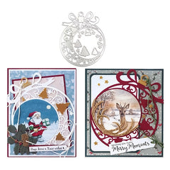 Christmas Decor Ball Embossed Mold DIY Christmas Dies For Card Making