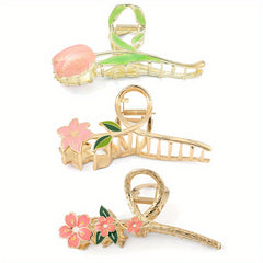 Flower Series Hair Clips for Women Girls
