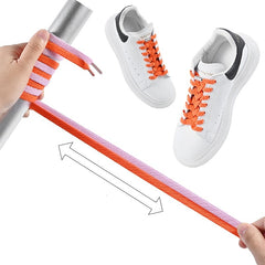 Elastic Sports Shoelaces for Running with 2 Screw Buckles