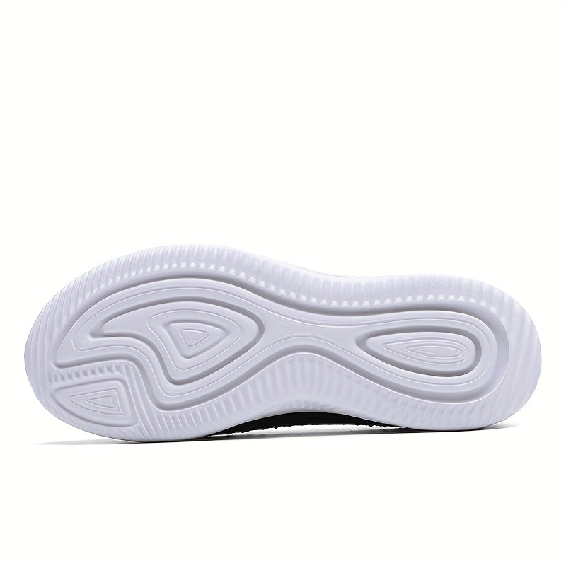 Women's Breathable Knit Slip-On Sneakers Lightweight Flats