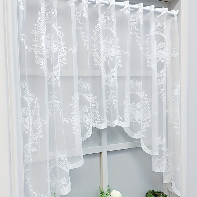 American Pastoral Gauze Curtain for Home Decor