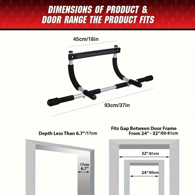 Portable Pull Up Bar for Home & Gym Fitness