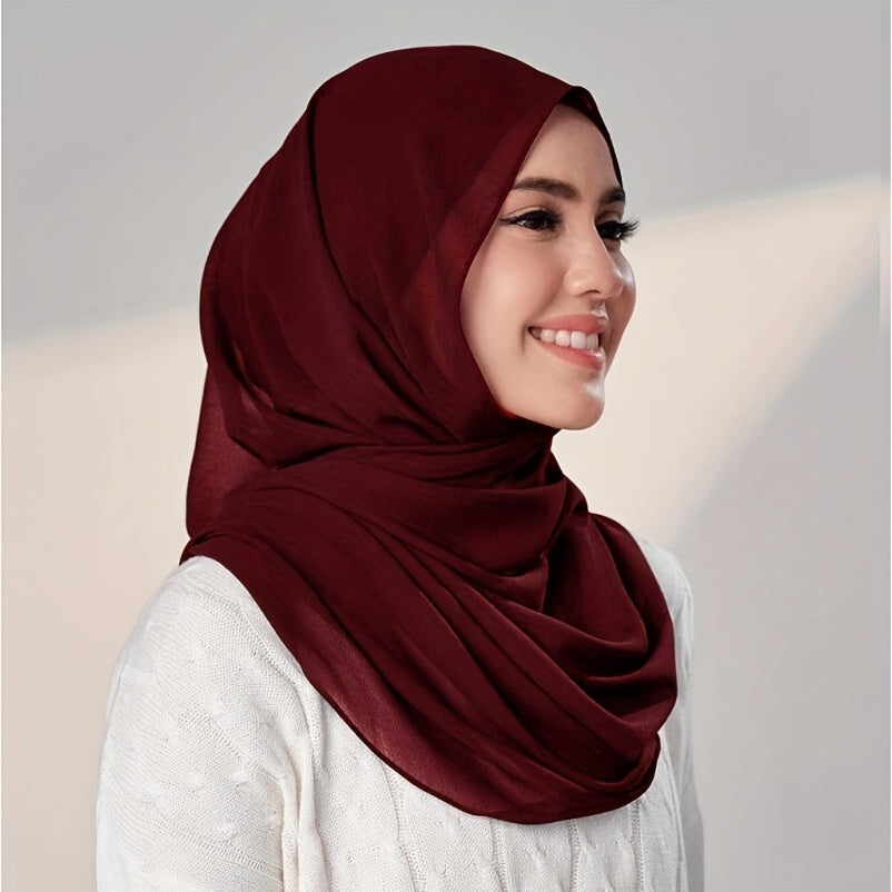 Chiffon Hoodie Scarf Hijab Turban Cap Shawl Full Cover Bandana