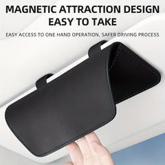 Magnetic Car Hanging Bag for Secure Glasses Storage