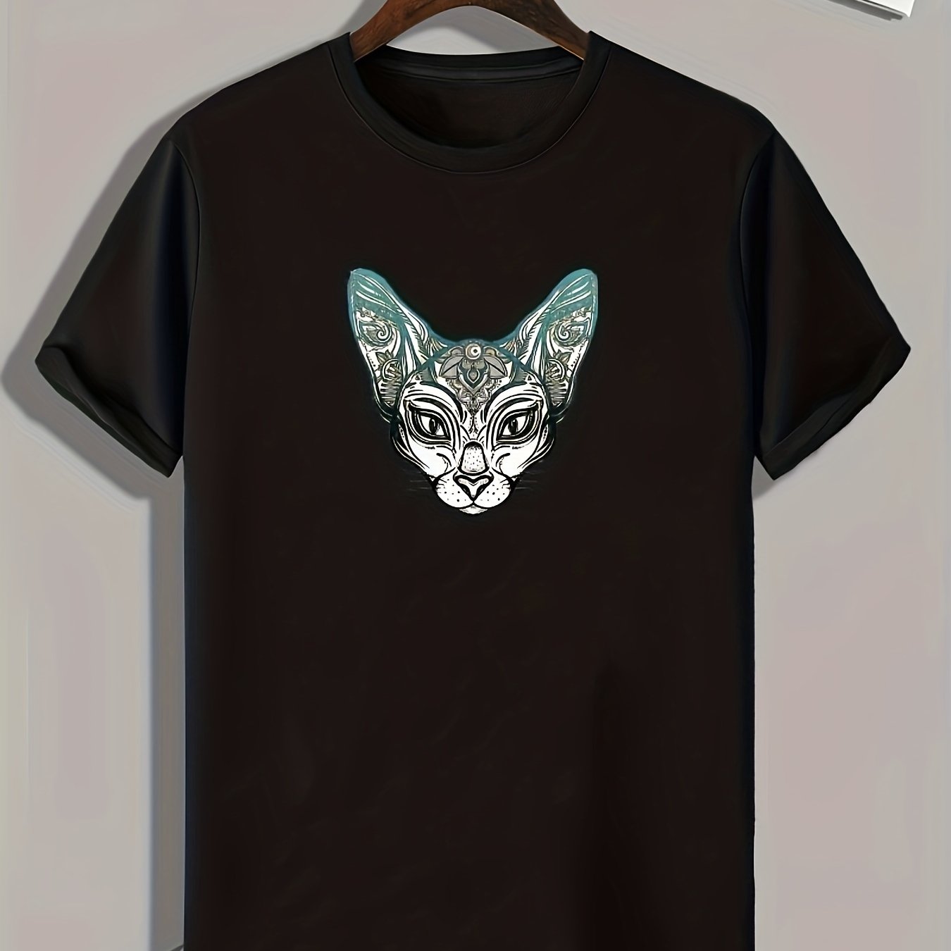 Dog Print Men's Graphic T shirt Casual Comfy Tees For Summer Mens Clothing
