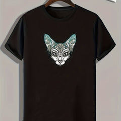 Dog Print Men's Graphic T shirt Casual Comfy Tees For Summer Mens Clothing