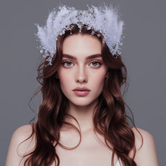 Crystal Headpiece Tassel Headband for Wedding Dress HP725