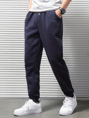 Men's Drawstring Sweatpants Loose Casual Jogger Pants