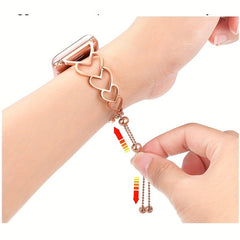 Heart Shape Watch Band Bracelet Dressy Replacement Strap