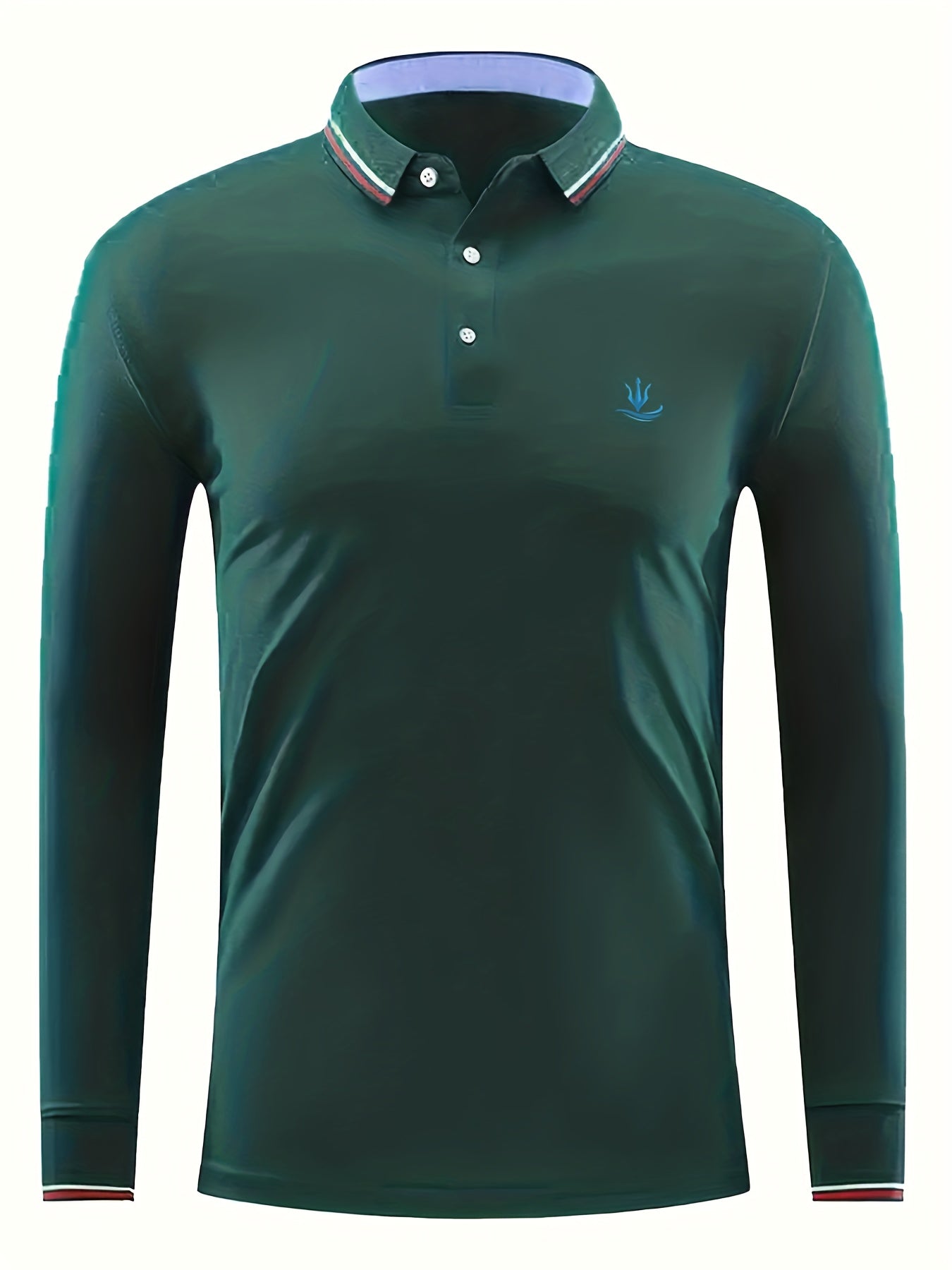 Men's Lightweight Long Sleeve Polo Shirt