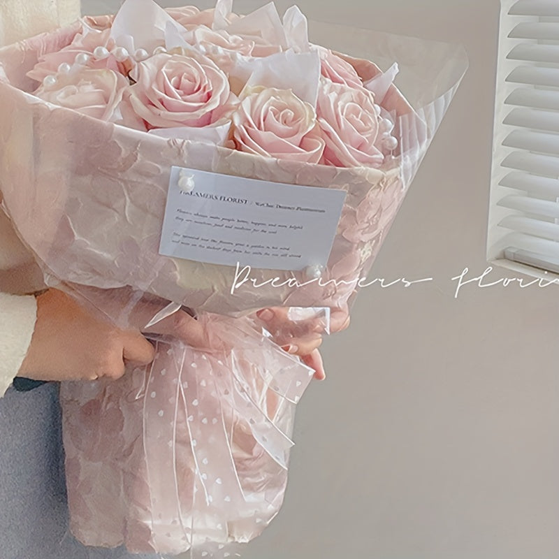 Floral Wrapping Paper Flower Wrapping Cloth DIY Materials