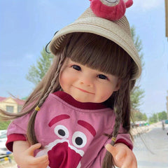 Realistic Baby Doll Soft Touch Vinyl Smiling Girl - Perfect Birthday Gift