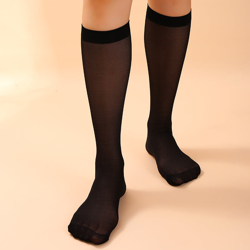 4 Pairs Women's Sheer Leg Socks Stockings