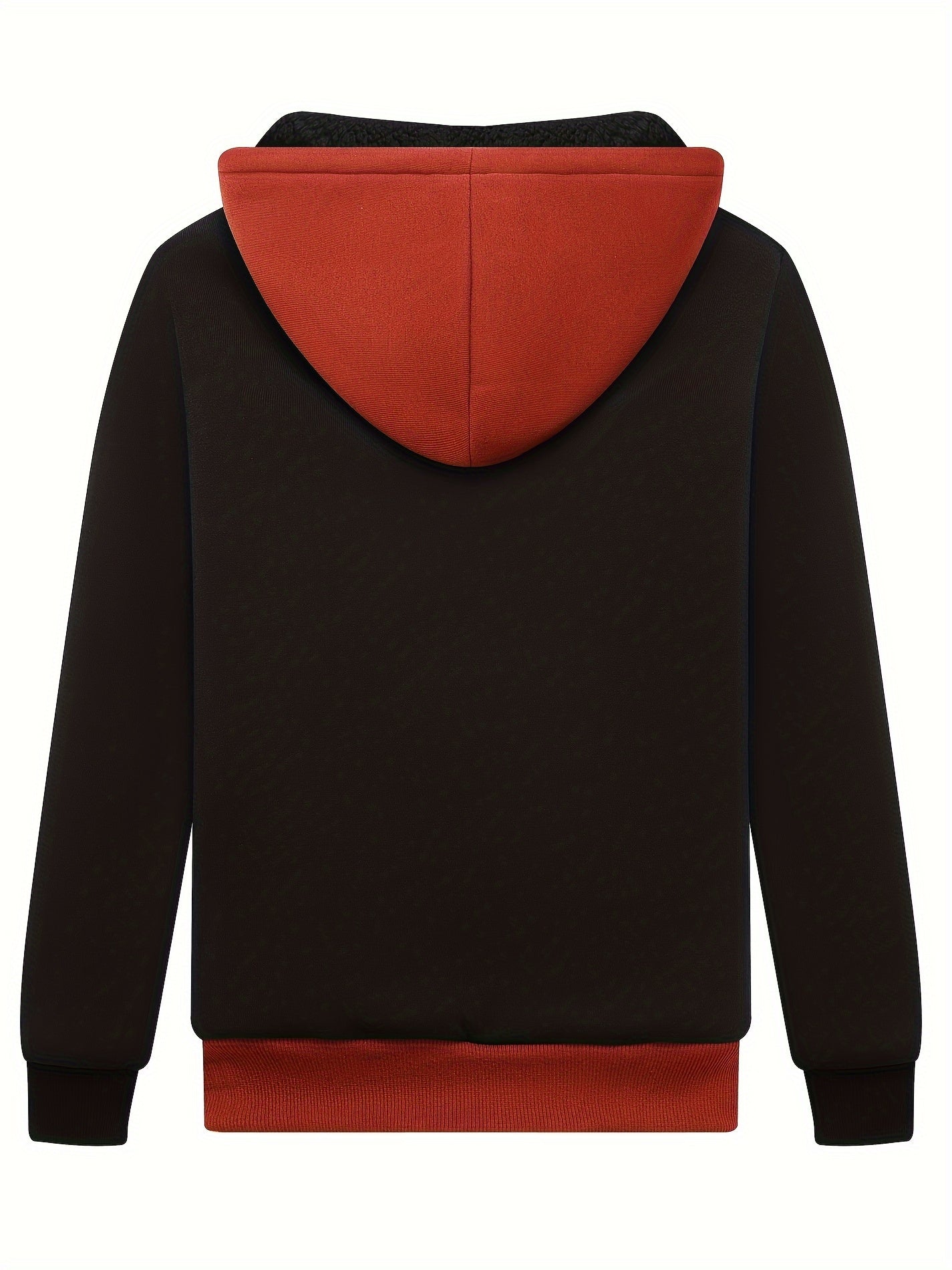 Boys Block Zip Up Hooded Jacket