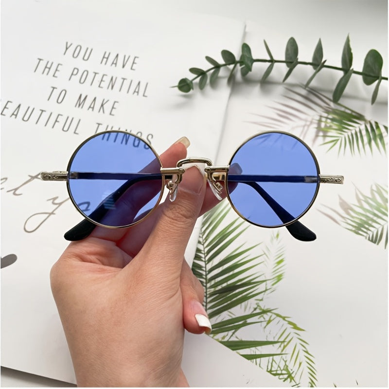 Kids Round Sunglasses UV Protection Sunshade Glasses for Boys Girls