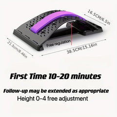 Lumbar Back Relaxer Spine Stretching Board Yoga Massage