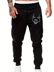 Men's Scary Face Sports Pants Drawstring Joggers
