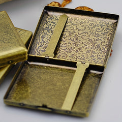 Copper Cigarette Box Case 20 Packs Cigarette Box Holder