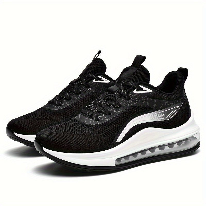 PLUS SIZE Men's Breathable Running Shoes With Air Cushion Non Slip Sneakers