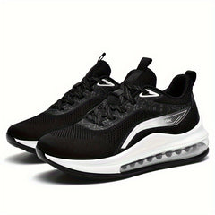 PLUS SIZE Men's Breathable Running Shoes With Air Cushion Non Slip Sneakers