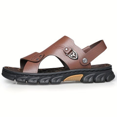 Men's Dual Purpose Sandals Casual Non Slip Shoes Open Toe Outdoor Beach