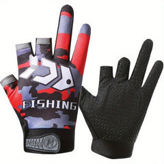 Waterproof Anti Slip Half Finger Gloves for Cycling Driving Fishing