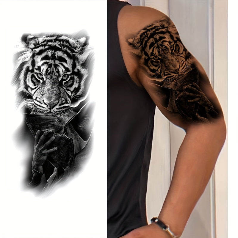 Arm Tattoo Sticker Waterproof Symbol Totem Animal Skull