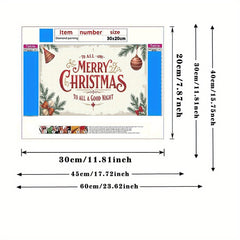 Christmas Diamond Painting Kit for Adults Festive Holiday Craft
