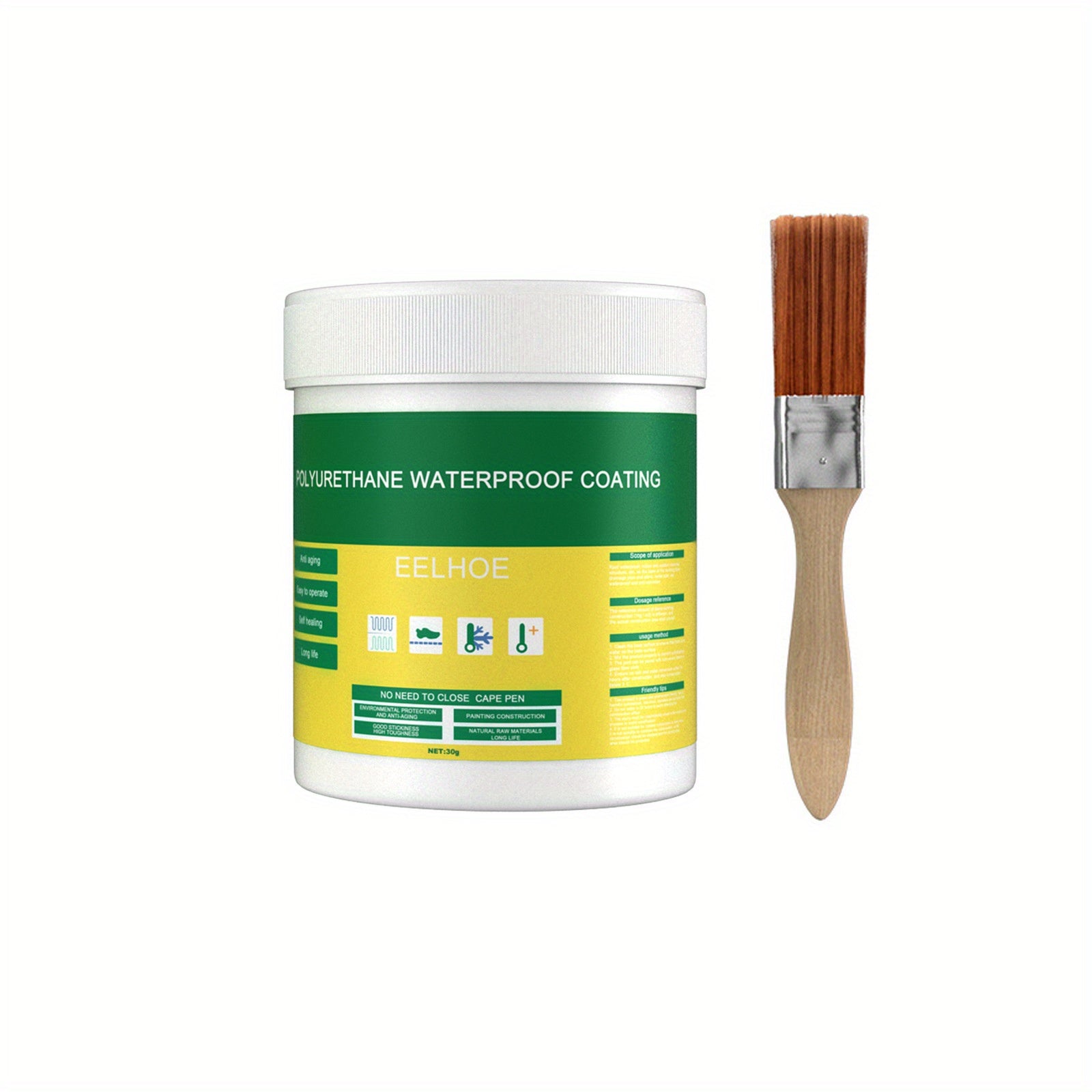 EELHOE Transparent Waterproof Glue RV Bathroom Toilet Waterproofing Agent
