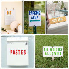Colorful Vinyl Letter Stickers for DIY Scrapbooking Craft